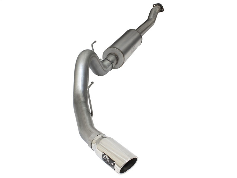 aFe MACHForce XP SS Exhaust 4in Cat-Back w/ Polish Tip 2015 Ford F-150 EcoBoost V6 2.7/3.5Ltt 49-43069-P