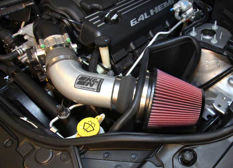 K&N 12-15 compatible with Jeep Grand Cherokee SRT 8 6.4L V8 High Flow Performance Intake Kit 77-1567KS