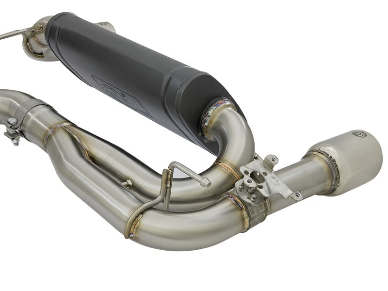 aFe MACHForce XP Exhausts Axle-Back 12-15 BMW 335i 3.0T (SS w/Polished Tips) 49-36336-P