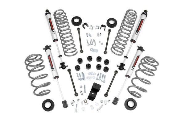 Rough Country 3.25 Inch Lift Kit 4 Cyl V2 Fits Jeep Wrangler Tj 4WD (1997-2002) 64170