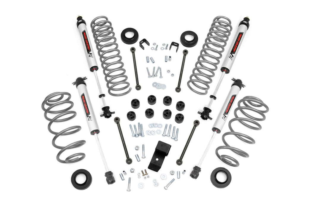 Rough Country 3.25 Inch Lift Kit 4 Cyl V2 compatible with Jeep Wrangler Tj 4Wd (1997-2002) 64170