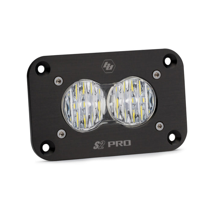 Baja Designs S2 Sport Flush Mount Wide Cornering Pattern LED Work Light Clear Lens 541005