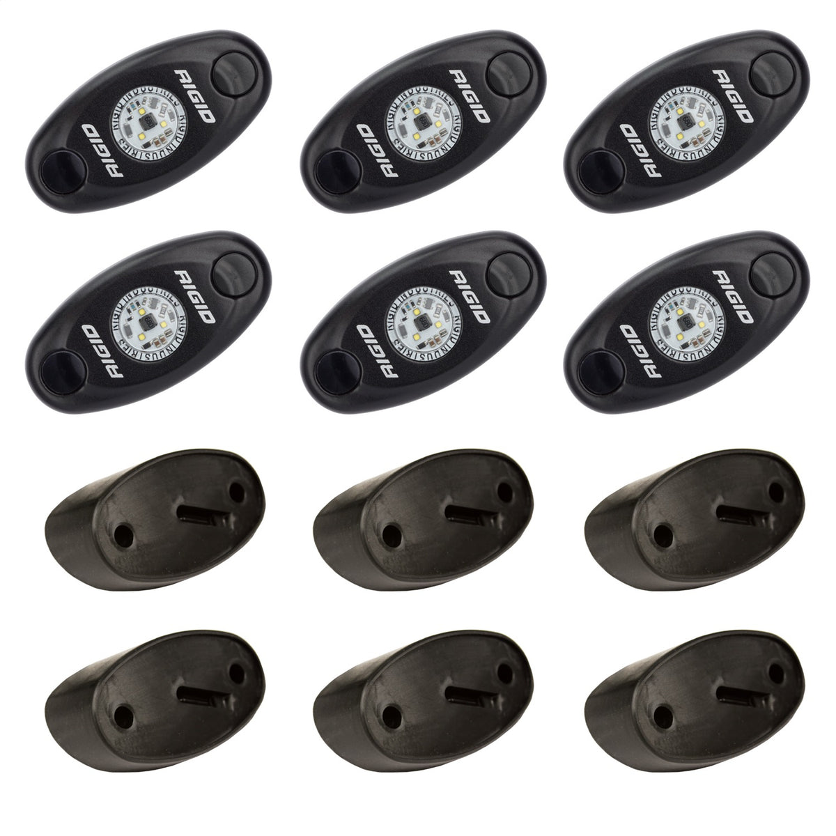 RIGID Amber Rock Light Kit, Set of 6 400293