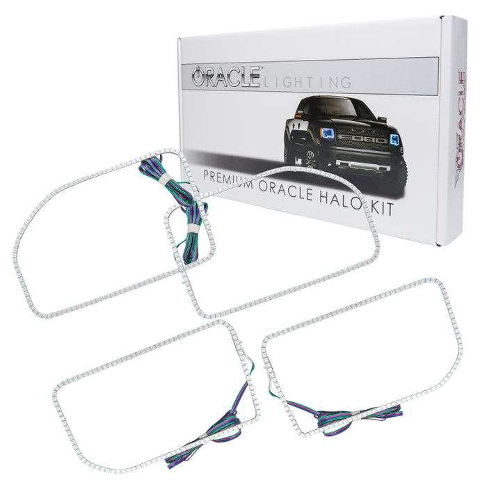 Oracle Ford F250/350 11-16 Halo Kit (Square Ring Design) ColorSHIFT w/ 2.0 Controller SEE WARRANTY 2383-333
