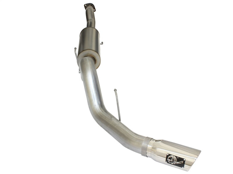 aFe MACHForce XP SS Exhaust 4in Cat-Back w/ Polish Tip 2015 Ford F-150 EcoBoost V6 2.7/3.5Ltt 49-43069-P