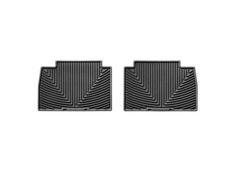 WeatherTech 07+ Ford Expedition Rear Rubber Mats Black W185