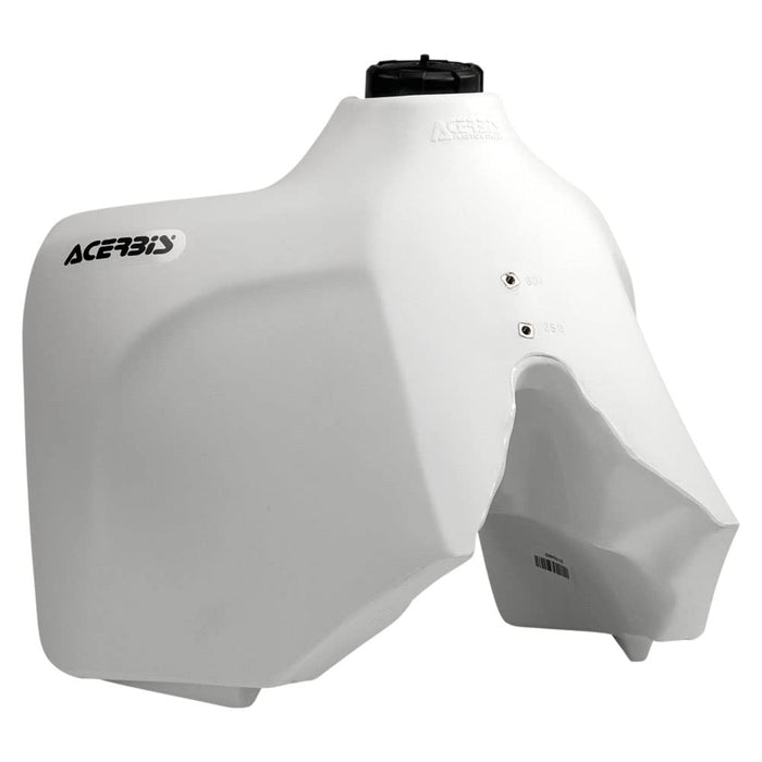 Acerbis 20443-30002 Fuel Tank 5.8 Gal Whit W/Black Cap