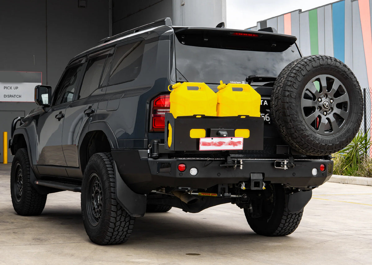 Dobinsons Rear Bar Lc 250 Series with Jerry Can Holder and Single Tire Carrier ( ) - BW80-4146