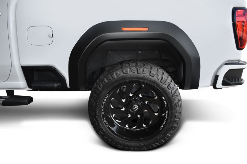 Bushwacker 20-21 GMC Sierra 2500HD Extend-A-Fender Style Flares Front 4pc Black 40988-02