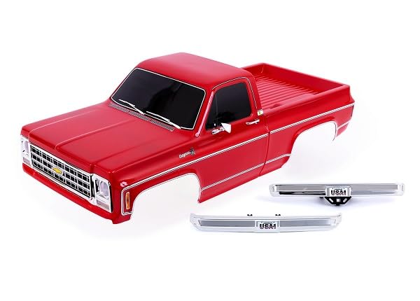 Traxxas 9212R - TRX-4/Chevrolet/K10 Truck Body Kit Red