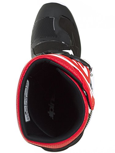 Alpinestars Unisex-Child Tech 7S Youth Boots (Black/Red/Yellow, Size 3)