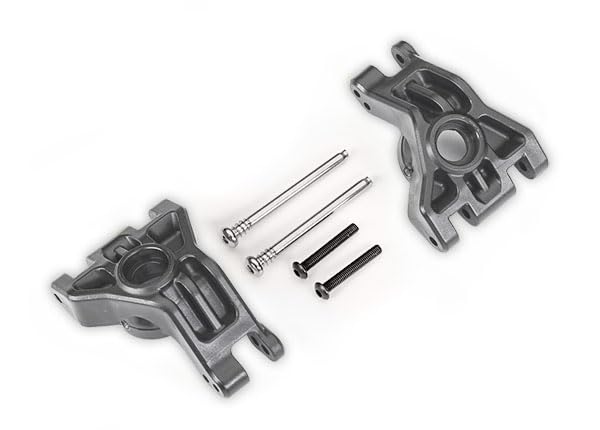 Traxxas 9050-GRAY - Front L&R Extreme Heavy Duy Stub Axle Carriers Gray