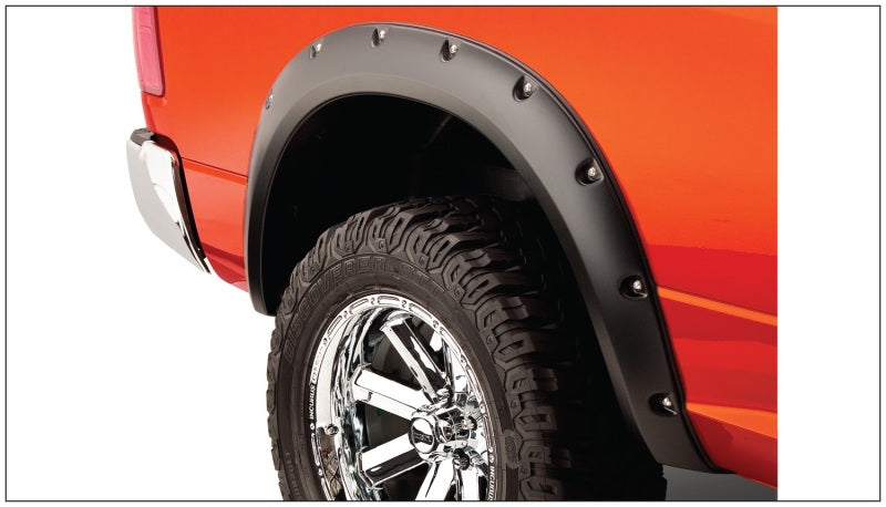 Bushwacker 10-18 Compatible with Dodge Ram 2500 Fleetside Pocket Style Flares 2pc 67.4/76.3/96.3in Bed Black 50038-02