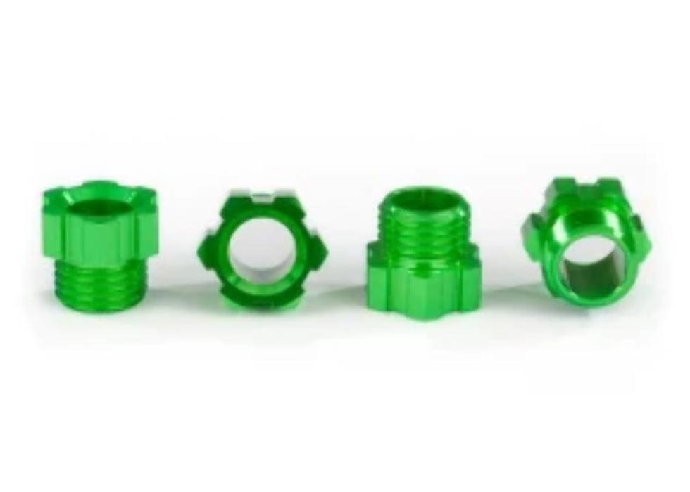 Traxxas 8886G - Aluminum Traxx Stub Axle Nut TRX-4 Green Anodized