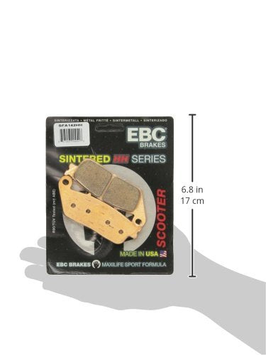 EBC Brakes SFA142HH Sintered Scooter Brake Pad, black