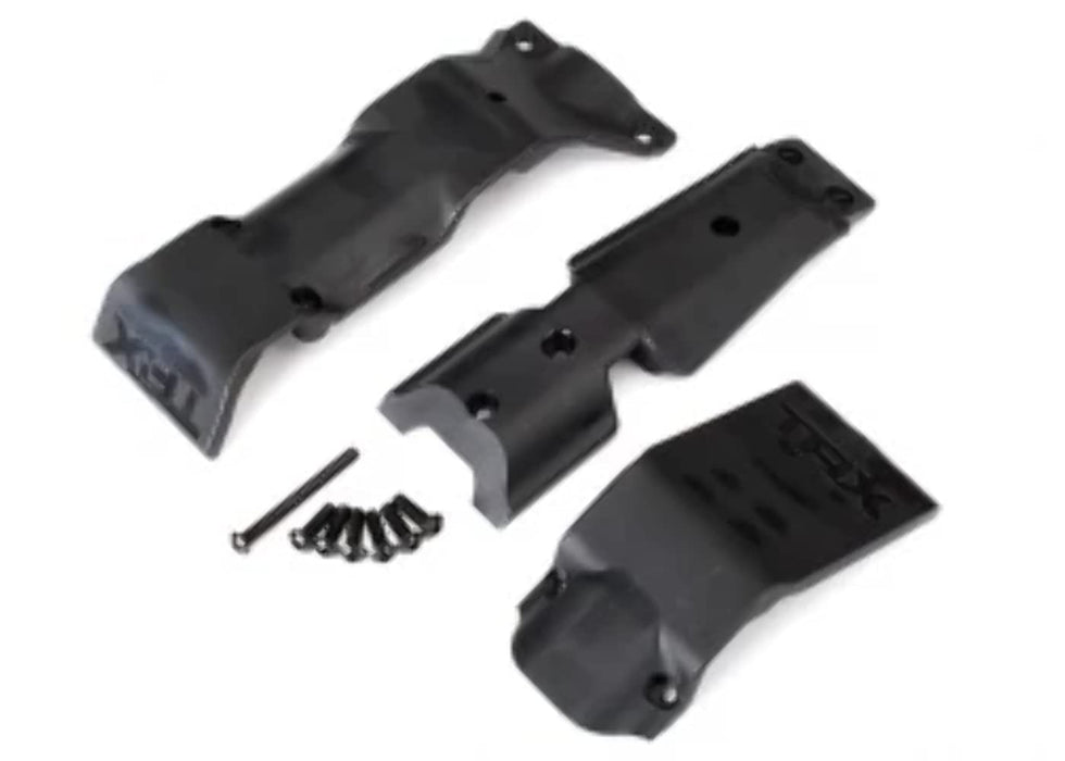 Traxxas 8637 Skid Plate Set Skidplate Black