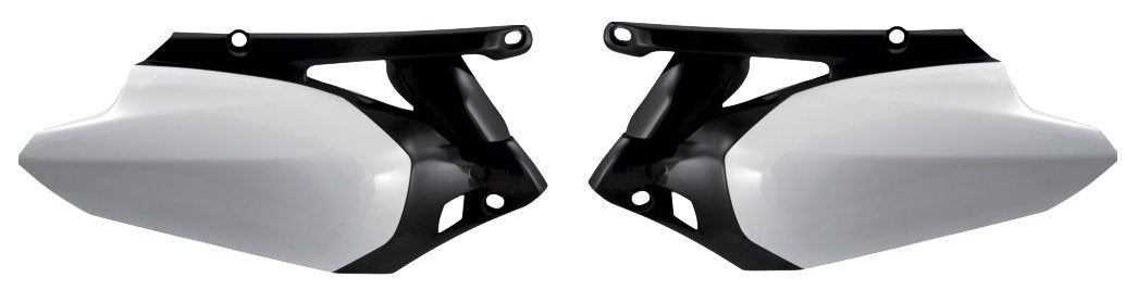 Acerbis Side Panel Set (White/Black) for 10-13 Yamaha YZ450F