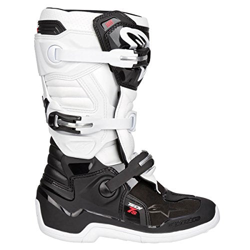 Alpinestars Youth Tech 7S Motocross Boot, Black/White, 7