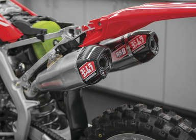 Yoshimura 961-1909 Rs-9 Header/Canister/End Cap Exhaust Dual Slip-On Ss-Al-Cf