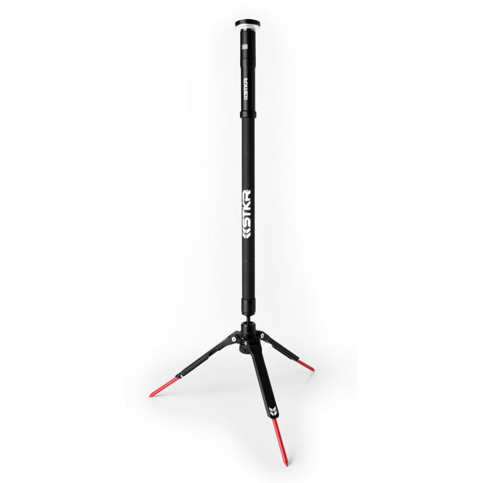 STKR Concepts FLI PRO Telescoping Area Light - 8 Foot extention + Removable Flashlight, Black, (12679)