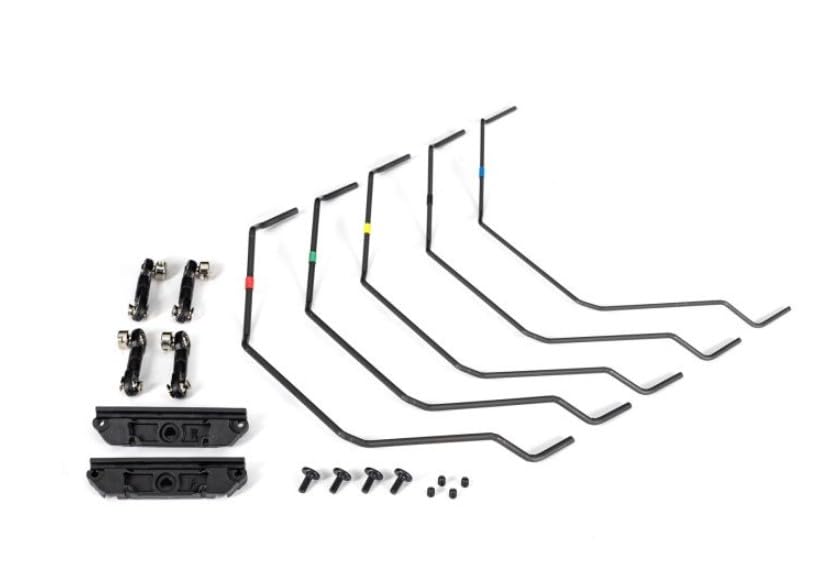 TRAXXAS SWAY BAR KIT MAXX SLASH F/R BLACK