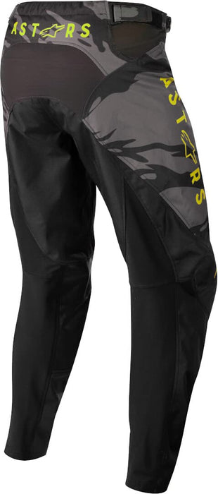 Alpinestars Youth Racer Tactical Pants Blk/Gray Camo/Ylw Fluo Sz 24 (3741222-1154-24)