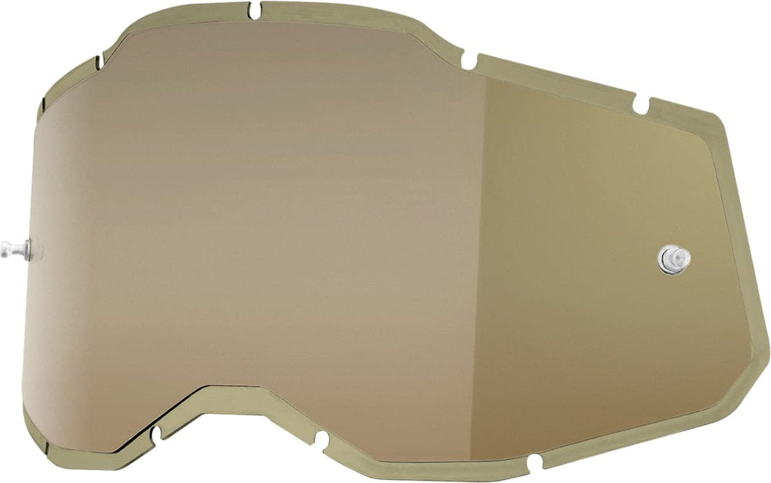 100% Goggle PLUS Replacement Lens - HiPER - Compatible with Racecraft 2, Accuri 2, and Strata 2 Goggles