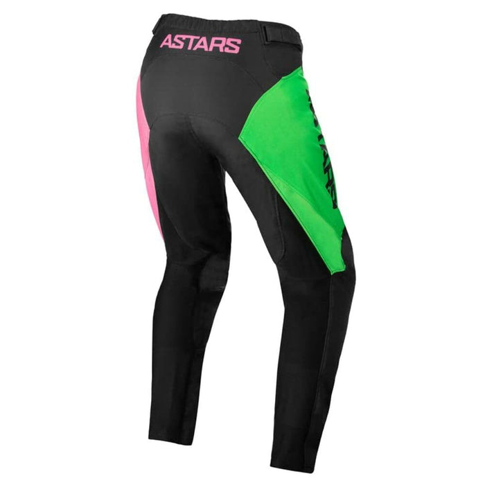 Alpinestars Youth Racer Compass Pants Blk/Grn Neon/Pink Fluo Sz 26 482-975826