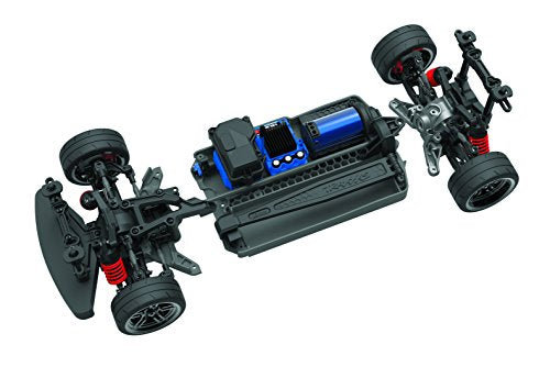 Traxxas 83076-4 Automobile Electric AWD Remote Control Brushless 4-Tec 2.0 VXL Race Car Chassis with TQi 2.4GHz radio and TSM Size 1/10