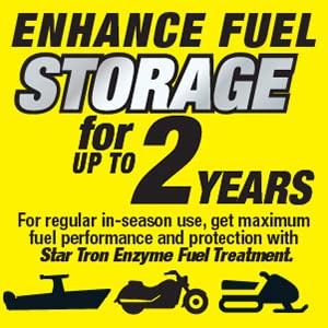 Star Tron Stabilizer+ Fuel Storage with Corrosion Protection - Treats 40 Gallons of Gas- 8 OZ (14808)