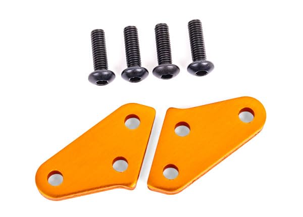 Traxxas 9636T - Aluminum Steering Block Arms (2) Orange