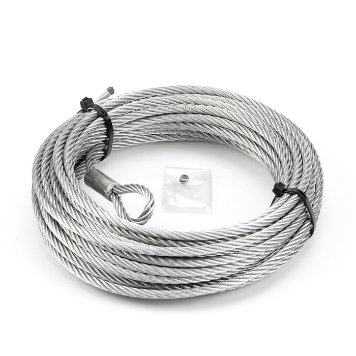 WARN 100973 Service Part - Wire Winch Rope Replacement Kit, Fits: VRX and AXON Winches - 1/4" x 50'