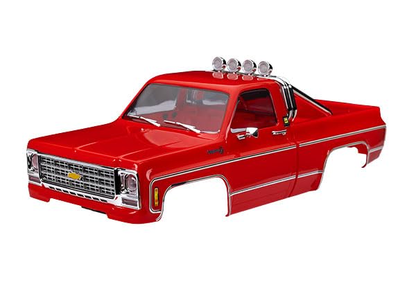 Traxxas 9811-RED - 1979 Chevrolet K10 Truck Body Red