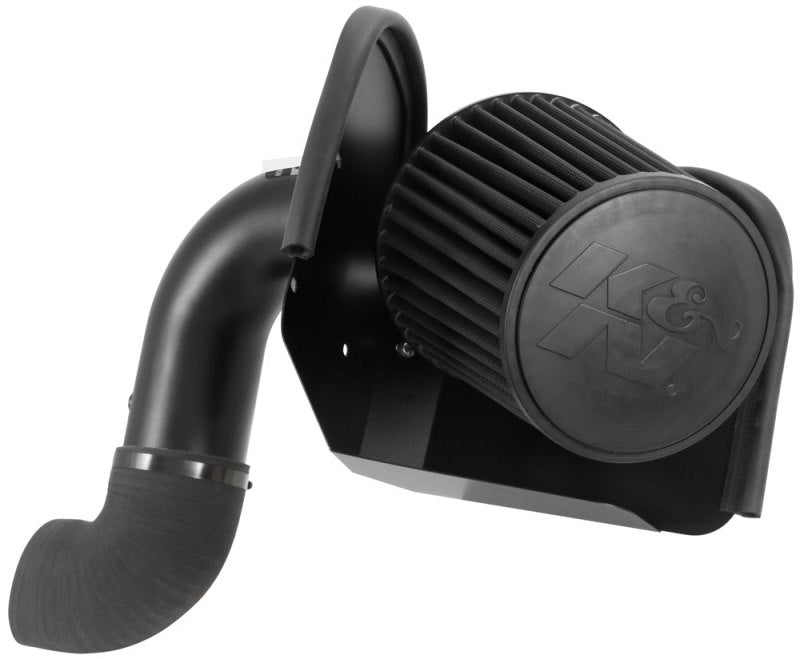 K&N 07-09 Compatible with Dodge Ram Pickup 2500/3500 6.7L DSL Black Performance Intake Kit 71-1557