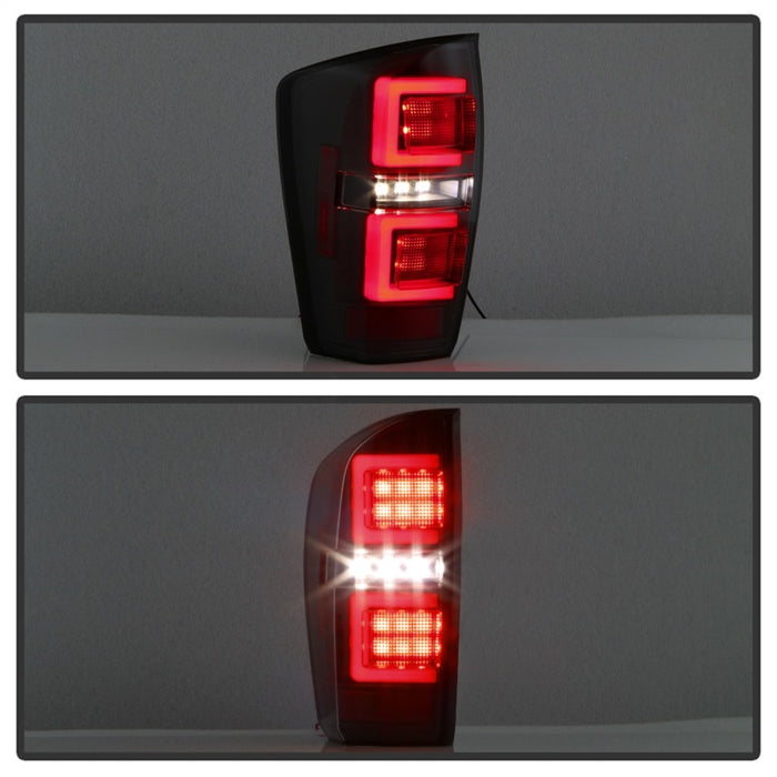 Spyder 16-17 Toyota Tacoma LED Tail Lights Black Smoke (ALT-YD-TT16-LED-BSM) 5085740