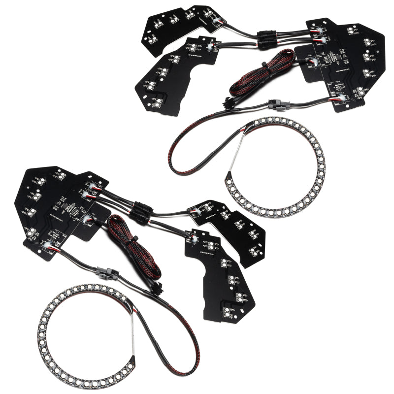Oracle 18-21 Fits Ford Mustang Dynamic DRL W/ Halo Kit & Sequential Turn Signal Colorshift See Warranty 1446-332