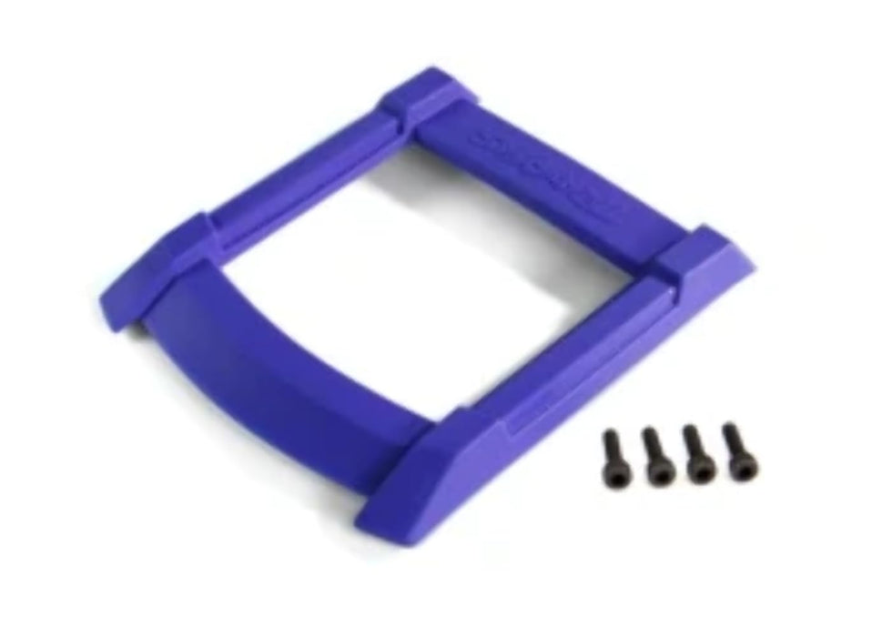 Traxxas 8917X Skid Plate Roof Body Blue/ 3x12mm Cs (4)