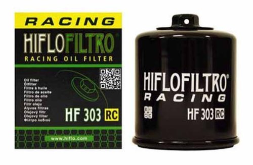 HiFloFiltro HF303RC Black RC High Performance Premium Oil Filter, Single