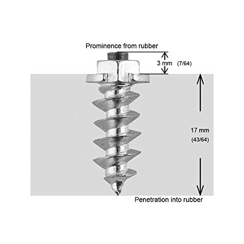 iGRIP Shouldered Tire Studs 18mm, Box of 1000 Screws pack