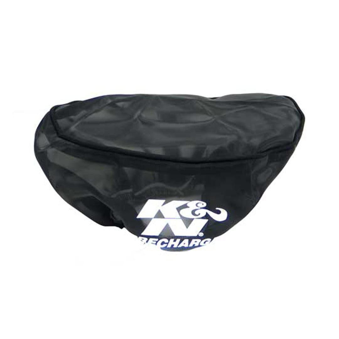K&N Precharger Air Filter Wrap Round Straight Black 7in ID x 3in H RU-0980PK