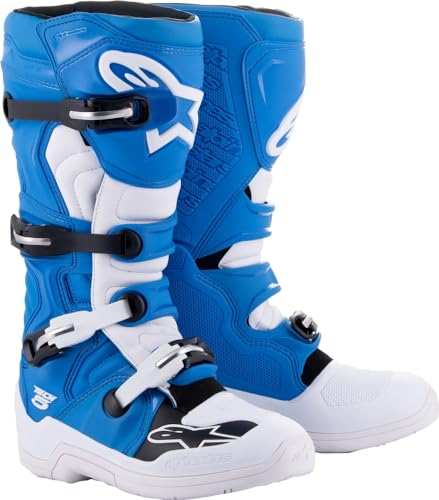 Alpinestars Men's Motorcycle Boots, Blue/White, 14