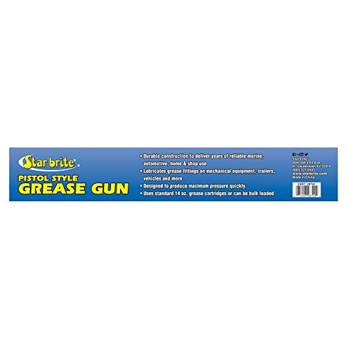 STAR BRITE Std Duty Pistol Grease Gun for 14 OZ. Cartridge (028724)