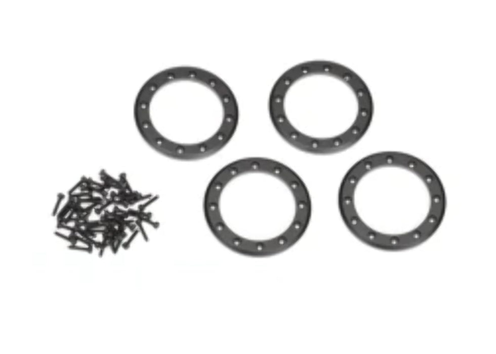 Traxxas 8168T 2.2" Aluminum Beadlock Rings Black