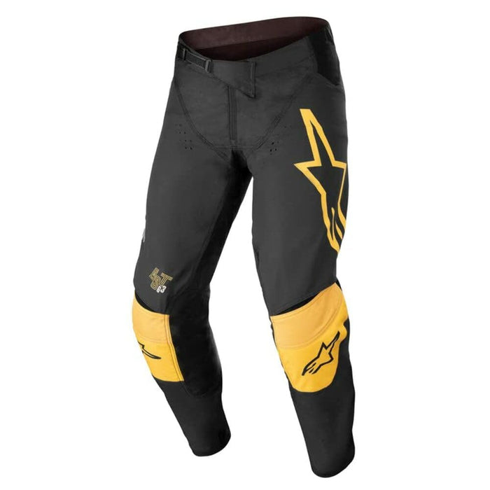 Alpinestars Techstar Factory Motocross Pants(Dark Blue/Yellow Fluo/Blue Neon, 34)