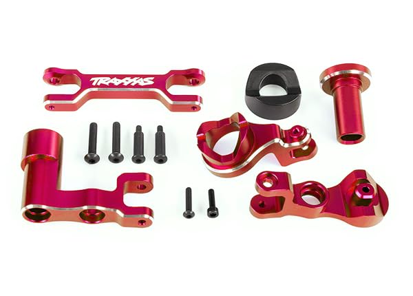 Traxxas 7843-RED - Aluminum Bellcrank Assembly Red