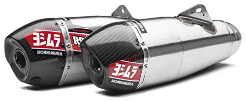 Yoshimura 961-1910 Rs-9 Header/Canister/End Cap Exhaust Dual Slip-On Ss-Al-Cf