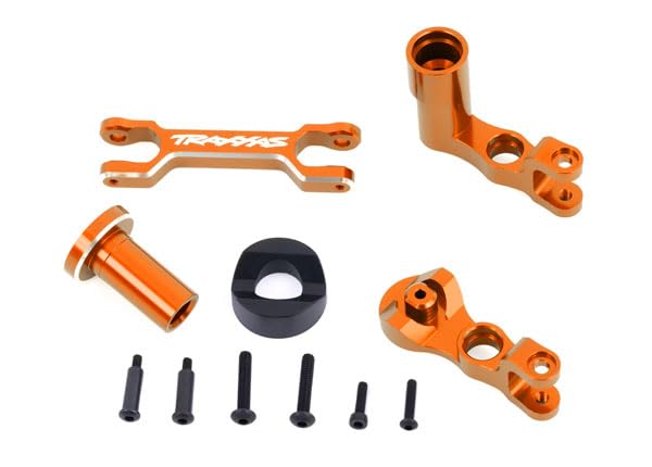 Traxxas 7843-ORNG - Aluminum Bellcrank Assembly Orange