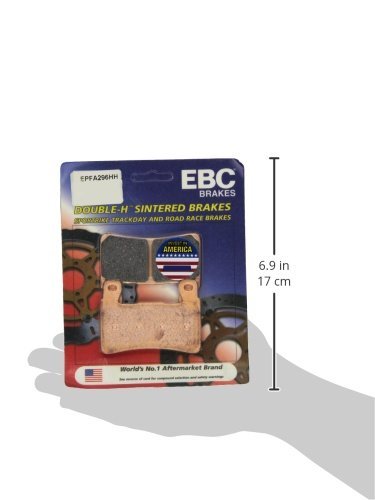 EBC Brakes EPFA296HH EPFA Double H Sintered Disc Brake Pad, Black, One-Size