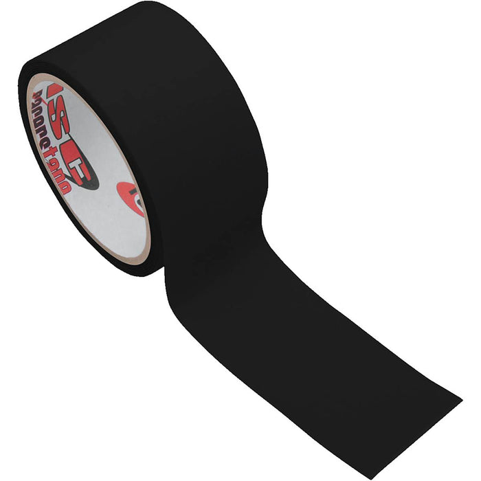 ISC RT2004 Standard-Duty Racer's Tape Roll, 90' Length x 2" Width, Black (Case of54)