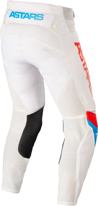 Alpinestars Techstar Quadro Pants Off Wht/Blu Neo/Brt Red Sz 38 482-970738